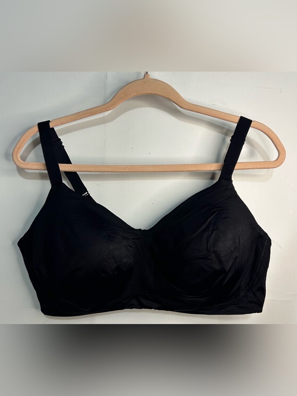 Vanity Fair Black Wireless Padded Bra 2XL